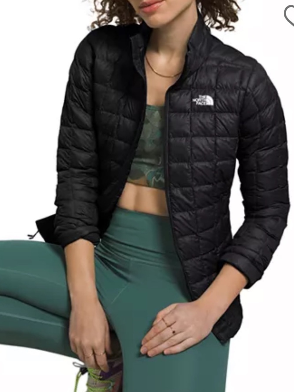 The North Face Women's Black Thermal Insulation Puffer Jacket Large - Picture 4 of 10